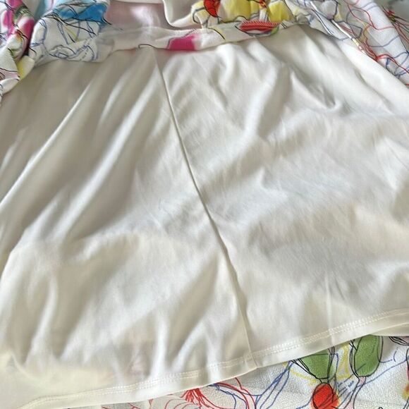 Bleeker 126 Floral Spring Summer Ruffled Dress Womens 10 - Picture 13 of 16